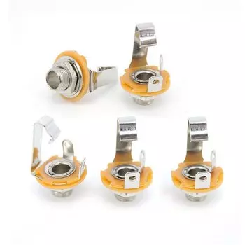 Gakaki 6,35 мм 1/4" моно аудио разъем для пайки