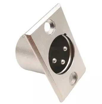 Gakaki XLR 3-контактный разъем для панели