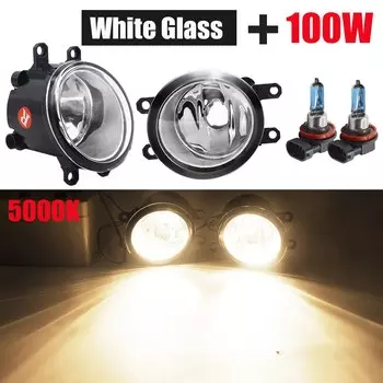 Галогенная противотуманная фара 55 Вт, 100 Вт, 12 В, для Toyota Corolla, Land, Cruiser, Prado, Prius, Verso, Avensis, Estima, Allion, Aygo