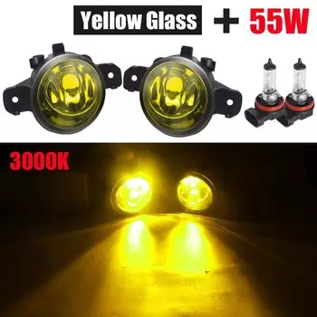 Галогенная противотуманная фара 55 Вт, 100 Вт, передний бампер автомобиля, противотуманная фара для Renault Clio VelSatis, Laguna Espace, Symbol, Koleos, Modus, Thalia Master