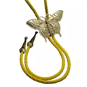 Галстук-боло с бабочкой для женщин, металлический ковбойский галстук с животными, ожерелье в стиле панк, костюм, галстуки, на