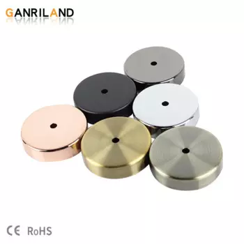 GANRILAND Потолочная пластина для светильника черная