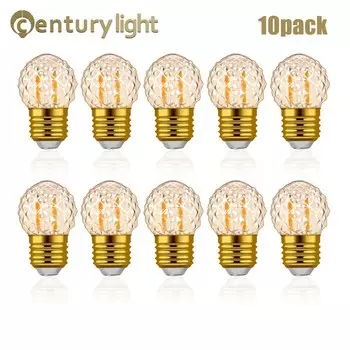 GANRILAND LED лампочки G40 ананас теплый белый свет 10 шт.