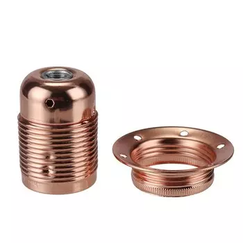 GANRILAND Патрон лампы E27/E26 алюминиевый