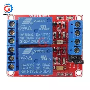 Gaqqee 2 Channel Relay Module