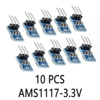 Gaqqee 3-контактный регулятор напряжения AMS1117