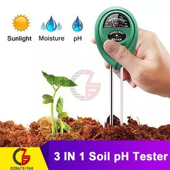 Gaqqee 3 в 1 рН-метр почвы зеленый