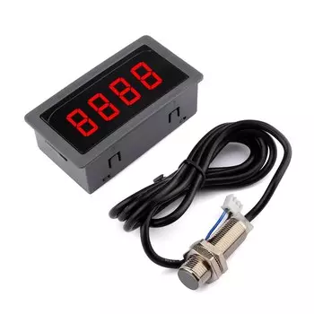 Gaqqee 4 Digital Red LED Tachometer