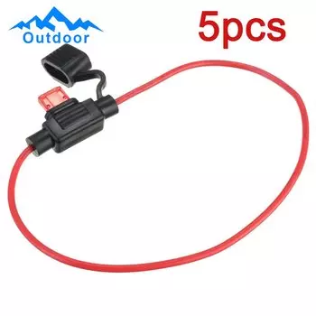 Gaqqee Car Insert Fuse Holder 3A 10A