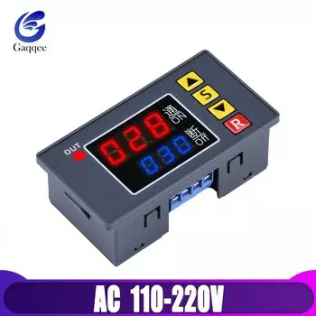Gaqqee Цифровое реле задержки времени 12В