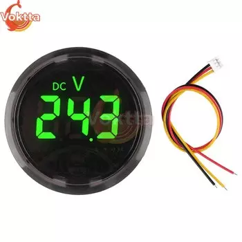 Gaqqee Цифровой вольтметр постоянного тока 7-120В