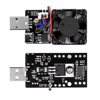 Gaqqee Электронный нагрузочный тестер 18Вт 22.5Вт 3A