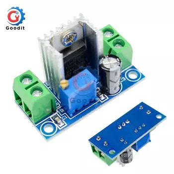Gaqqee LM317 Регулируемый линейный регулятор напряжения 4.2-40В до 1.2-37В