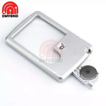 Gaqqee Портативная лупа 3x 6x