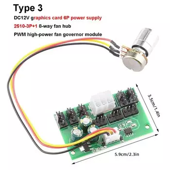 Gaqqee Регулятор скорости двигателя 12В