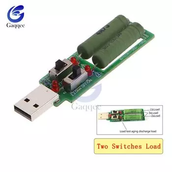 Gaqqee USB-резистор постоянного тока 5В 1А/2А/3А