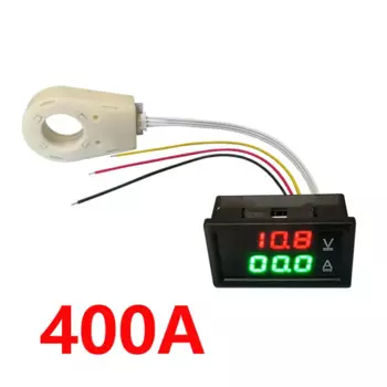 Gaqqee Вольтметр Амперометр DC для автомобиля