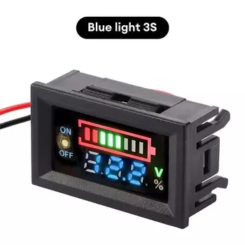 Gaqqee Вольтметр литиевой батареи 4S