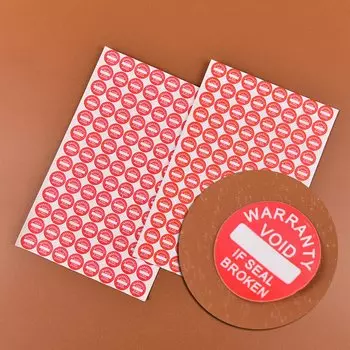 Гарантированные наклейки KOQZM 10x10 мм