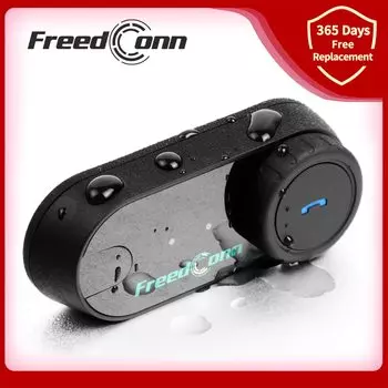 Гарнитура для мотоциклетного шлема Freedconn T Com VB, Bluetooth-наушники BT 5,0, FM-радио