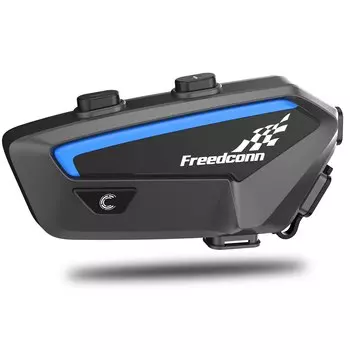 Гарнитура Freedconn FX для мотоциклетного шлема, Bluetooth 5,0, 10 динамиков, 1000 м
