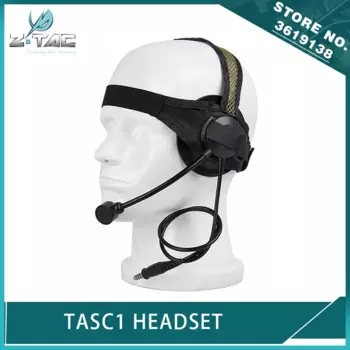 Гарнитура Z-Tactical Z-TAC Selex TASC1 с военным стандартным штекером Airsoft тактическая гарнитура для zPeltor PTT