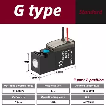 GATELN 10mm High Frequency Miniature Solenoid Valve