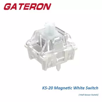 Механическая игровая клавиатура Gateron KS-20 белая