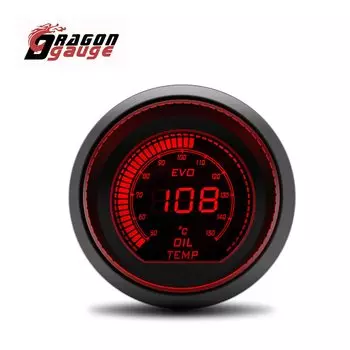 GAUGE 52 мм Тахометр Напряжение Температура воды Температура масла Пресс для повышения давления в вакууме Соотношение воздуха и топлива Температура выхлопных газов Светодиодный цифровой дисплей