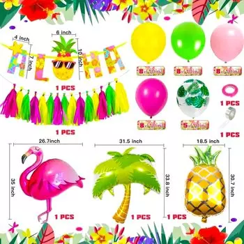 Гавайская арка из шаров JOYSEVEN