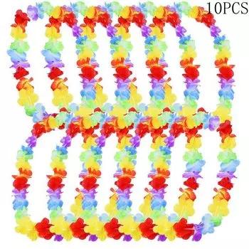 Гавайская гирлянда из искусственных цветов