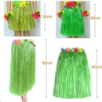 Гавайская юбка из ПВХ Gooparty