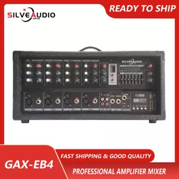 GAX-EB4 4-канальный микшерный бак, усилители мощности со встроенным синим зубом и функцией записи