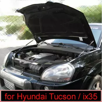 Газовые стойки, амортизатор, углеродное волокно, для 2005-2010 автомобилей Hyundai Tucson IX35