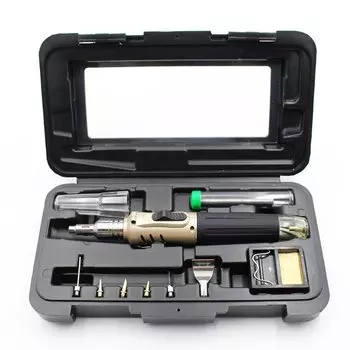 Газовый паяльник 10-в-1 Gas soldering iron set
