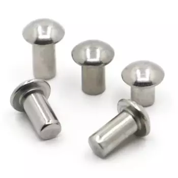 GB867 304 A2-70 Заклепка с круглой головкой из нержавеющей стали M0.8 M1 M1.2 M1.4 M1.6 M2 M2.5 M3 M4 M5 M6 Самозатыкающаяся твердая заклепка