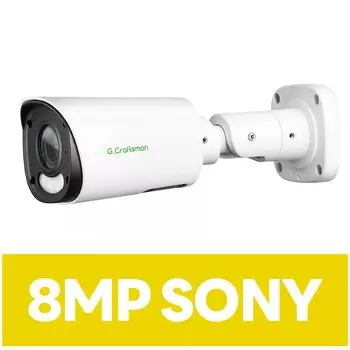 GC YUR 6 МП/8 Мп,IP-камера POE, 2,8 ~ 12 мм, 5-кратный оптический зум, аудио, TF-карта, движение/фото, CCTV безопасность, металл