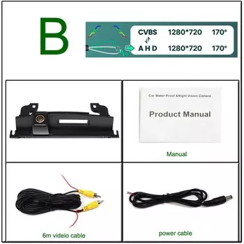 ГЕЙНЕТ 170 ° 1080P HD AHD автомобильная камера заднего вида для NISSAN TIIDA 2008, ручка багажника, автоматическая резервная парковка