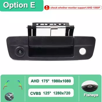 ГЕЙНЕТ 170 ° Автомобильная камера заднего вида Fisheye AHD 1080P для Dodge Ram 1500 2009 2010 2011 2012 2014 2015 2016 2017 автомобиля