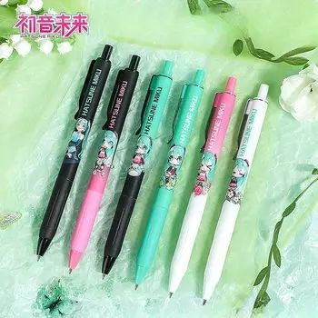 Гелевая ручка Hatsune Miku 0,5 мм чёрная