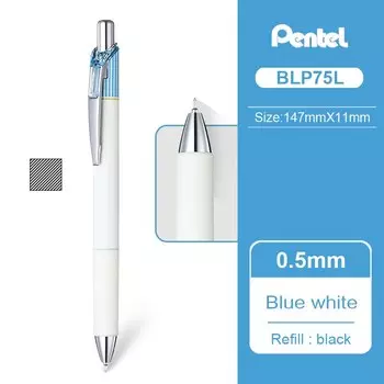 Гелевая ручка Pentel Energel BLN75L черная 0,5 мм