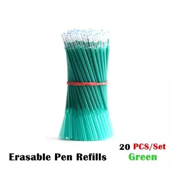 Гелевые ручки Baikingift 20 шт., стираемые, синий, черный, красный, 0,5 мм