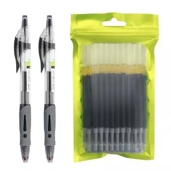 Гелевые ручки Hopk 0,5 мм, черный/синий/красный, 32 шт.