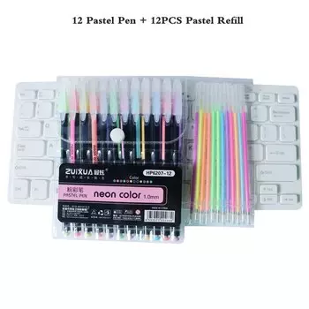 Гелевые ручки Kissbuty 12/18/24 цветов