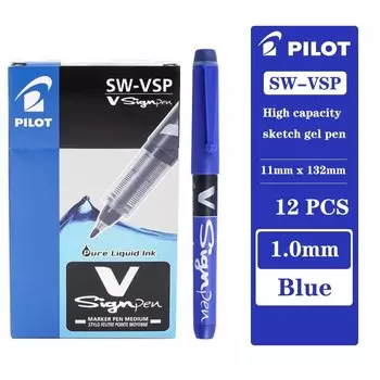 Гелевые ручки Pilot V-SignPen 0,1 мм