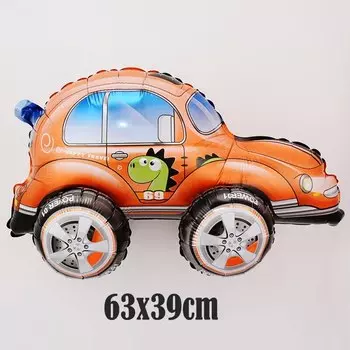 Гелиевые шары 3D полиция джип MicroPlush