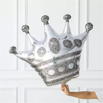 Гелиевые шары с золотой короной Partigos