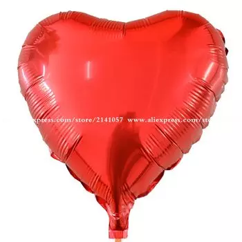 Гелиевые шары сердце DAWN 10 дюймов
