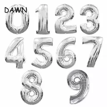 Гелиевый шар DAWN номер 16/32/40 дюймов