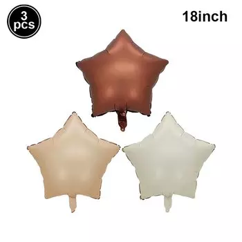 Гелиевый шар EsenTroye 18 дюймов сердце кремовый